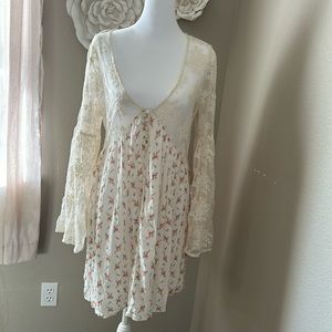 Floral and Lace Tunic